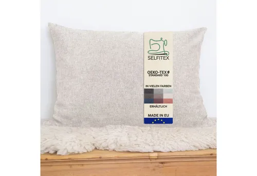 Selfitex Dekokissen 60 x 80 cm - Dekokissen für Couch, Sofa und Bett, inkl. Füllkissen, ideal für entspanntes Relaxen mit großer Farbauswahl und waschbarem Bezug.