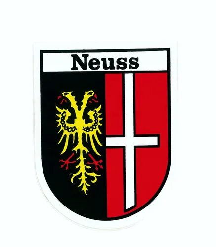 Aufkleber Wappen Neuss 115 x 90 mm  Sticker Tattoo Auto