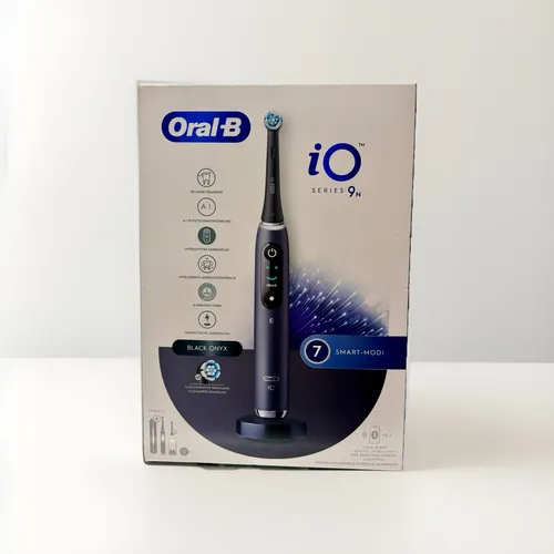 Oral-B iO Series 9N - Elektrische Zahnbürste, mit KI-gestützter Smart Pressure Sensor Technologie für optimale Mundpflege