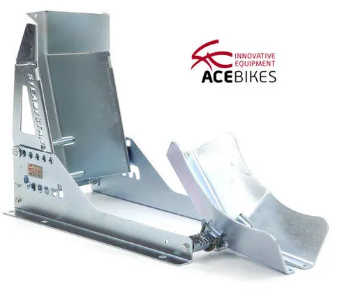 ACEBIKES Motorradständer Radhalter Wippe SteadyStand® Multi FIX 15 bis 21 Zoll - Radhalter für Motorräder, stabiler Stand und einfaches Handling für Reifen von 15 bis 21 Zoll.