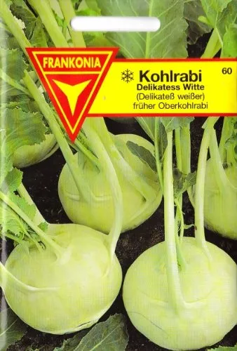 Kohlrabi, weißer Delikateß, ca. 150 Samen