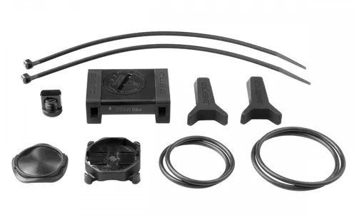 Cube Lenkerhalterset mit Geschwindigkeitssensor PRO black