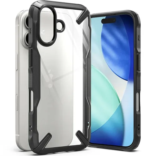 Handyhülle für iPhone 17 Ringke Case Cover Schutz Hülle Etui Transparent/Schwarz