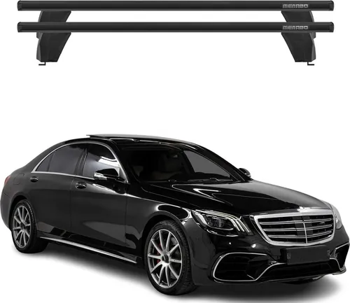 OMAC Dachträger für Mercedes S W222 2014-2020 - Hochwertige Aluminium-Dachgepäckträger, abnehmbar und wasserbeständig. Ideal für Fahrrad- und Skiträger sowie Gepäckboxen. Maximieren Sie Ihren Stauraum mit Stil und Sicherheit.