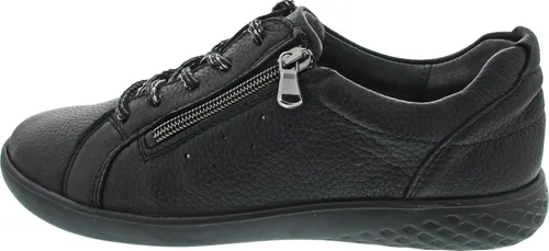 Waldläufer Damen Schnürschuhe H-Cloé, schwarz/silber, Gr. 71/2