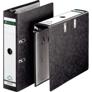 Leitz Hängeordner 1821-00-00, A4, 8cm breit, Hartpappe, schwarz