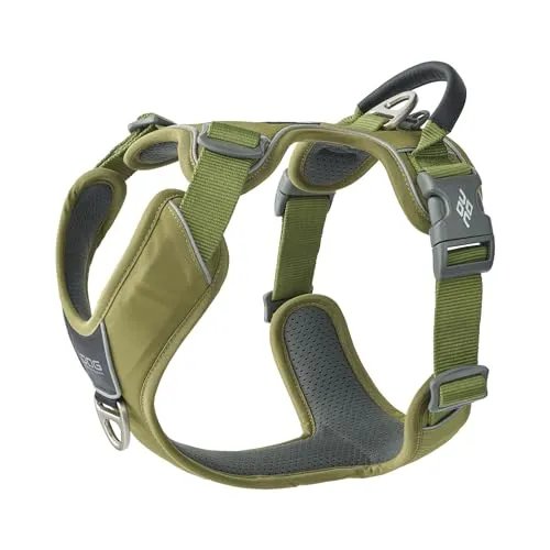 DOG Copenhagen Comfort Walk Pro Hundegeschirr, Hunting Green, XS - Leichtes und robustes Alltagsgeschirr für Hunde in der Größe XS. Ergonomisches Design mit mehrfachen Einstellpunkten für optimalen Sitz und reflektierenden Details für Sichtbarkeit. Ideal für täglichen Gebrauch und Training.