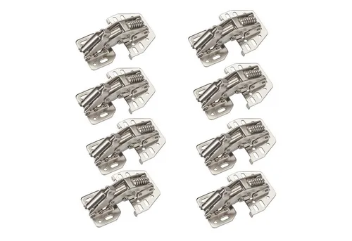 SO-TECH® Möbelbeschlag Aufschraubscharnier 90° mit SoftClose (8 St) - Praktische 90° Aufschraubscharnier mit SoftClose-Funktion für sanftes Schließen, ideal für Möbelprojekte. Lieferung ohne Befestigungsschrauben.