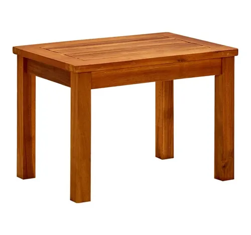 furnicato Gartentisch Stilvoller Couchtisch aus Echtholz 50 x 35 x 36 cm