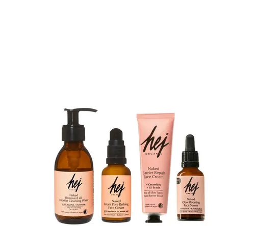 HEJ ORGANIC Hautpflege-Set Naked Care Set, 4-tlg.
