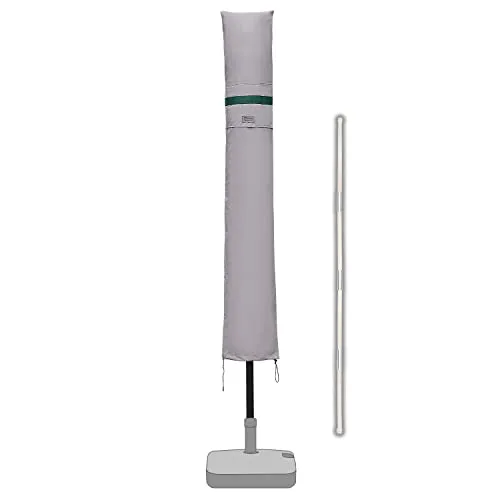 Sekey Sonnenschirm-Schutzhülle Schutzhülle Sonnenschirm Abdeckhaube Plane Ampelschirm L XL XXL XXXL, 175 x 27,5/35,5 cm für Ø 270 cm / Ø 300 cm / 220 x 220 cm Marketschirm für Ø 300 cm Sonnenschirm