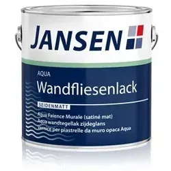 Jansen Aqua Wandfliesenlack seidenmatt 0,75 l weiß - Dämmstoffe: Der gebrauchsfertige Wandfliesenlack verwandelt keramische Oberflächen in Küche und Bad schnell und einfach, ohne Fliesen entfernen zu müssen.