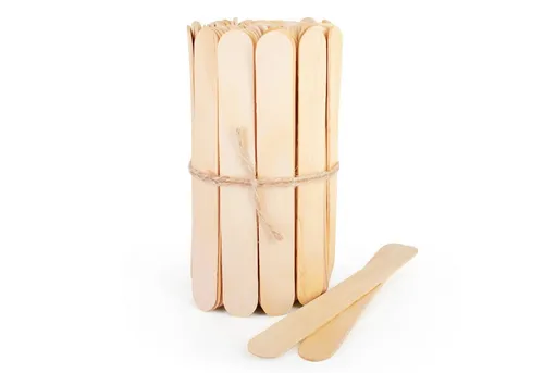 wisefood Einwegbesteck-Set Holz Spatel - 15 cm (100-tlg), Holz