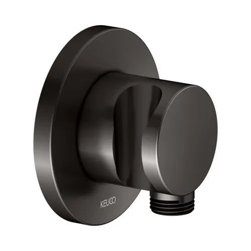 KEUCO Schlauchanschluss mit Brausehalter, rund, 59592350001 von KEUCO