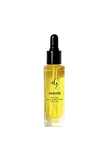 UND GRETEL Minnie Natural Rich & Refining Face Oil 30 ml - Gesichtsöl für straffe, regenerierte Haut; nährt mit Baobab-, Inka Inchi- und Green Coffee-Öl. Ideal für alle Hauttypen, COSMOS NATURAL zertifiziert, vegan und parfümfrei.