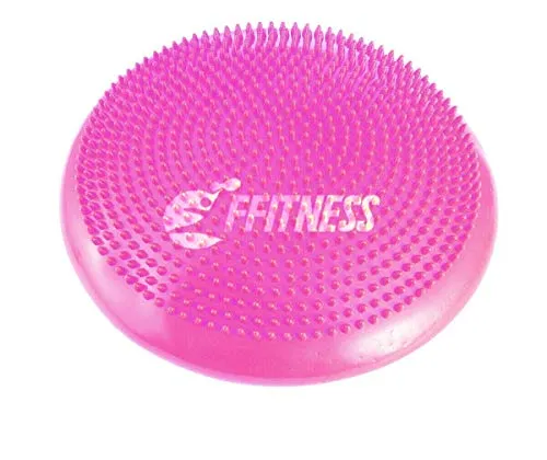 FFitness Unisex-Erwachsene Balance Cushion Propriozeptiv Kissen | Home Fitness Zubehör für Gleichgewicht, Stabilität, Propriozeption, Rosa, Einheitsgröße