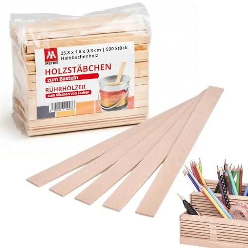 Metrie Holzstäbe zum Basteln