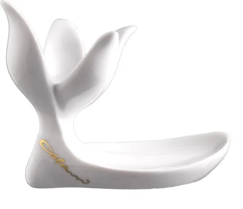 Luigi Colani Porzellan Eierbecher Set 2 tlg. weiss in weiß von Luigi Colani