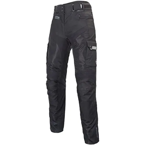 Büse Livorno Meshhose schwarz für Damen - Motorradhosen mit atmungsaktivem Netzgewebe, verstellbarem Schnitt und herausnehmbaren Protektoren für optimalen Schutz und Komfort beim Fahren.