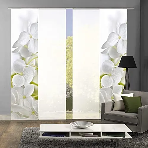 wohnfuehlidee 4er-Set Schiebevorhang, 94353-701, Blickdicht, Padua, Höhe 245 cm