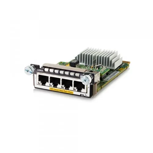 HPE JL081A Erweiterungsmodul - Netzwerkgerät mit 4 Ports (1/2.5/5/10GBase-T PoE+), ideal für die Erweiterung Ihrer Netzwerk-Infrastruktur.