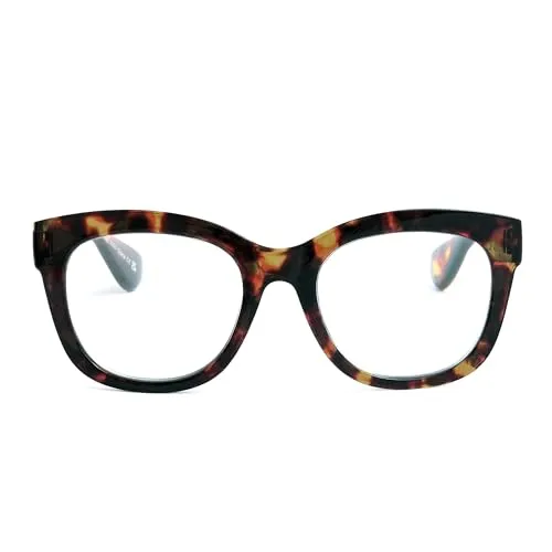 OPULIZE BIG Blaulichtfilter Lesebrille für Damen Herren