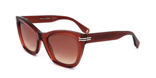 Marc Jacobs Cat Eye Herren Sonnenbrille MJ 1009/S - Elegante Cat Eye Sonnenbrille in braunem Farbverlauf mit leichtem Acetat-Rahmen. Ideal für stilvolle Auftritte und bietet einen bequemen Sitz. Verziert mit dem ikonischen Marc Jacobs-Logo für zusätzlichen Chic.