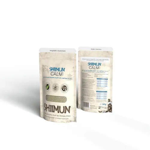 Bellfor Shiimun Calm Pulver für Hunde und Katzen mit Shiitake - 50g, für: Katzen