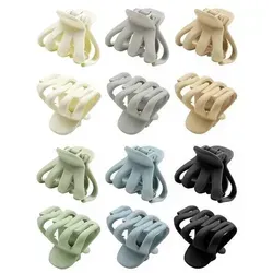 Stück Haarklammer klein Octopus Haarspangen Damen matt 4cm Hair 12