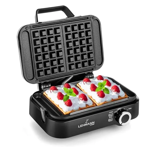 Waffeleisen Schwarz von LEHMANN