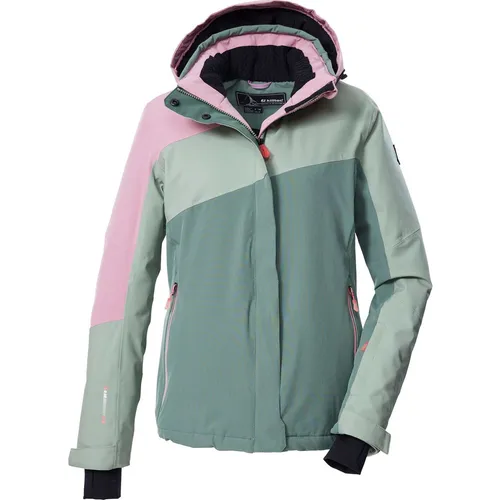KILLTEC Damen Funktionsjacke KSW 26 WMN SKI JCKT - Skijacken für Wintersportler: Wasserdicht, atmungsaktiv und nachhaltig, ausgestattet mit praktischen Taschen und rutschfestem Schneefang.