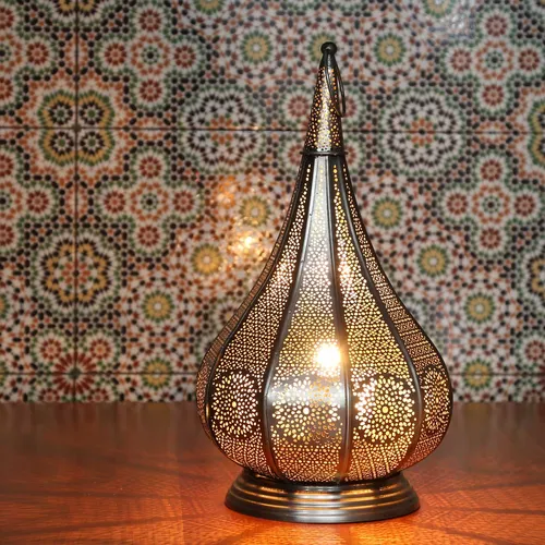 Casa Moro Orientalische Tischlampe Monza Gold in gold von Casa Moro