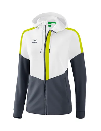 Erima Damen Squad Trainingsjacke in grau von ERIMA