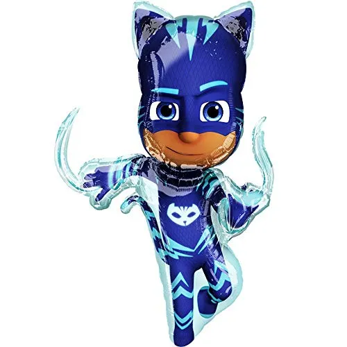 Anagram 3820101 Catboy Folienballon, 94 cm, mehrfarbig