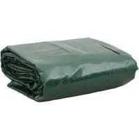 vidaXL Abdeckplane Grün 1,5x10 m - Hochwertiger Schutz für Gartenmöbel - Planen & Abdeckfolien - Strapazierfähige, reißfeste und wasserfeste Plane aus hochwertigem Canvas, ideal für vielseitige Anwendungen und extrem wetterbeständig.