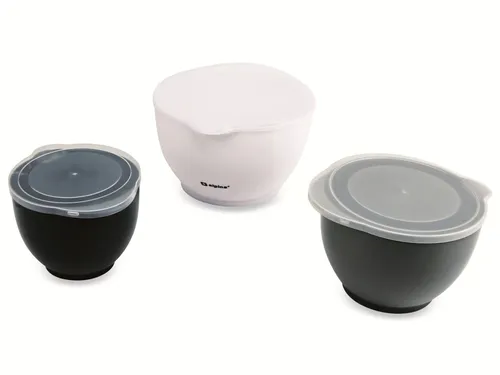 ALPINA Rührschüssel-Set, 6-teilig, 1,2 / 2 / 3,4 L