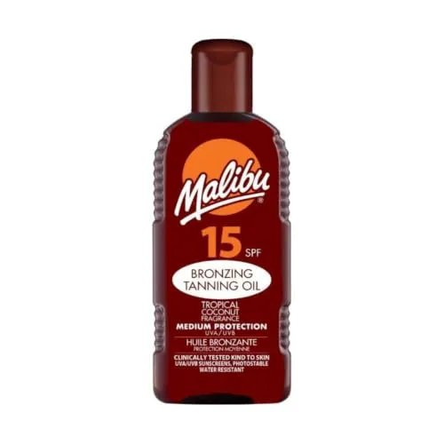 Malibu Bronzing Tanning Oil 200ml SPF15