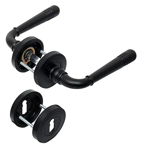 Türbeschlag 2309 Helena R BB Schwarz PVD Türklinke