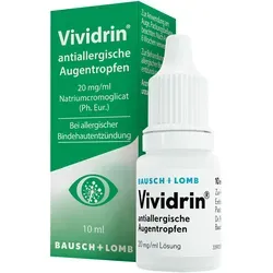 Vividrin Antiallerg Augentropfen 10 ML von Bausch + Lomb