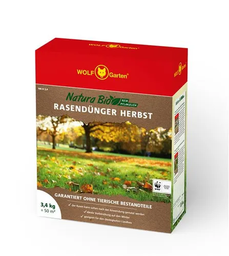 Wolf Garten NaturaRasendünger NR-H 3,4 für 50 m² von WOLF-Garten