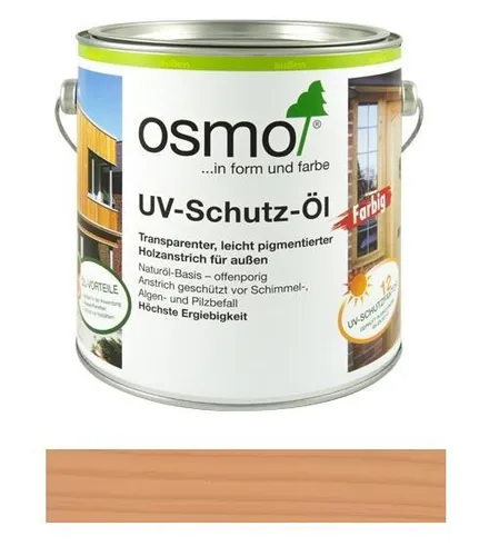 Osmo UV-Schutz-Öl Farbig Lärche 0,75 l - 11600062 - Holzöle mit langanhaltendem UV-Schutz für Lärchenholz, schützt und erhält die natürliche Schönheit Ihres Holzes.