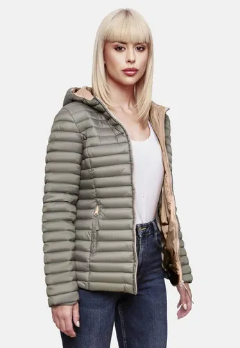 MARIKOO Damen Steppjacke mit Kapuze - Funktionsjacken, leichte und hochwertig verarbeitete Steppjacke mit weichem Obermaterial und praktischen Reißverschluss-Taschen, ideal für den Übergang.
