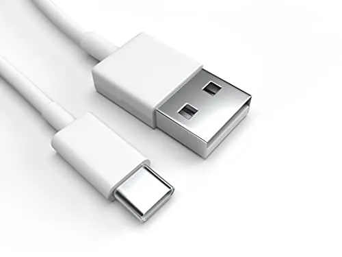 Produktbild USB-C Ladekabel für Huawei P30 Pro New Edition Weiß 1 m Handy Schnellladekabel Datenkabel
