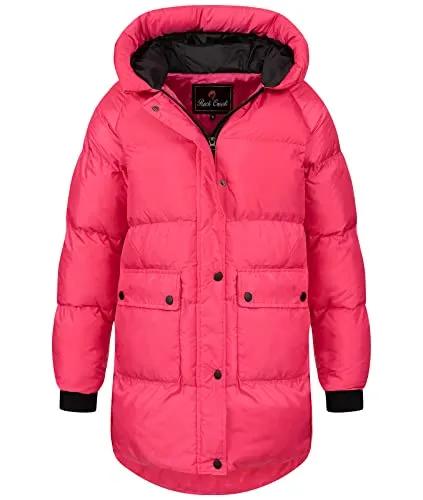 Rock Creek Damen Steppjacke D-488 - Leichte Funktionsjacke mit Kapuze in Pink - Funktionsjacke für Damen, winddicht und atmungsaktiv, ideal für Outdoor-Aktivitäten und kühle Tage. Hochwertige Verarbeitung und trendiger Stepp-Look für stilvolle Wärme.