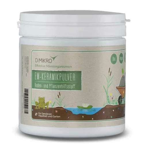 EM Keramikpulver grau 0, 5 kg + Infobroschüre EM Keramik von Dimikro