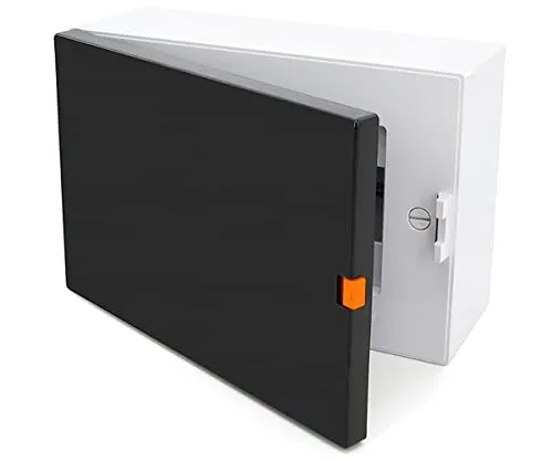 IP40 Sicherungskasten Verteilerkasten Aufputz Kleinverteiler Verteiler 9 Module 1-Reihig für die Trockenraum Installation im Haus