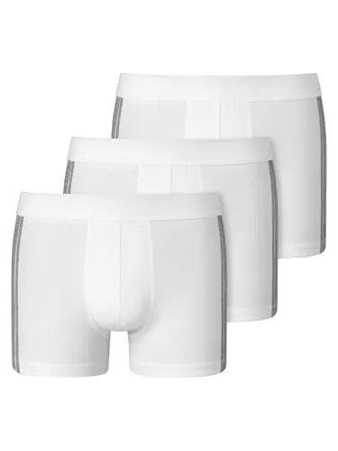 Schiesser Herren 3 Pack Softbund Und Streifen Boxershorts - Retroshorts für Herren im 3er-Pack aus der beliebten