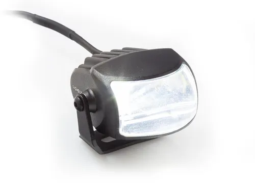 Universal Motorrad Zusatz-LED Abblendscheinwerfer Low-Beam mit Halterung, matt s