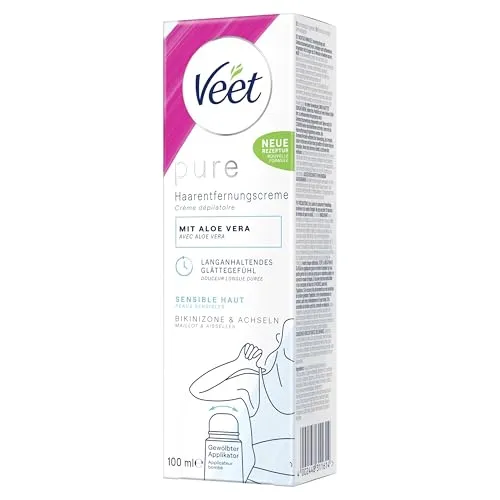 Veet PURE Haarentfernungscreme für empfindliche Haut 100 ml