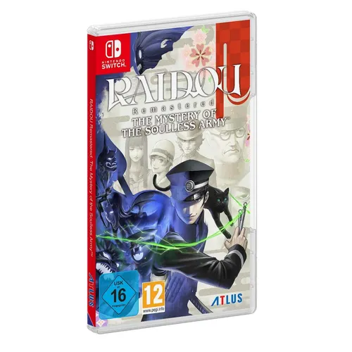 RAIDOU Remastered - The Mystery of the Soulless Army - Action-RPG für Nintendo Switch, verbessertes Remaster mit überarbeiteter Grafik und neuem Kampfsystem. Werde zum Detektiv und löse übernatürliche Geheimnisse im historischen Tokio der 1930er Jahre.